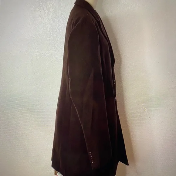 Valentino Roma Mens Brown Coat 56 - Picture 3 of 7